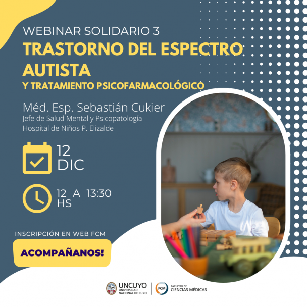 imagen Presentan ciclo solidario de webinars, con la Psicofarmacología como temática