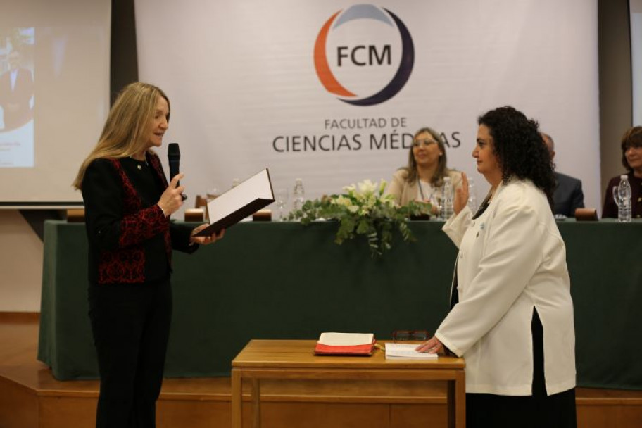 imagen Susana Salomón y Fabián Díaz asumieron como decana y vicedecano de la FCM UNCuyo