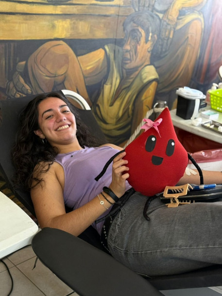 imagen Estudiantes de Hemoterapia llevaron adelante una exitosa Colecta Voluntaria de Sangre y Registro de Donantes de Médula Ósea