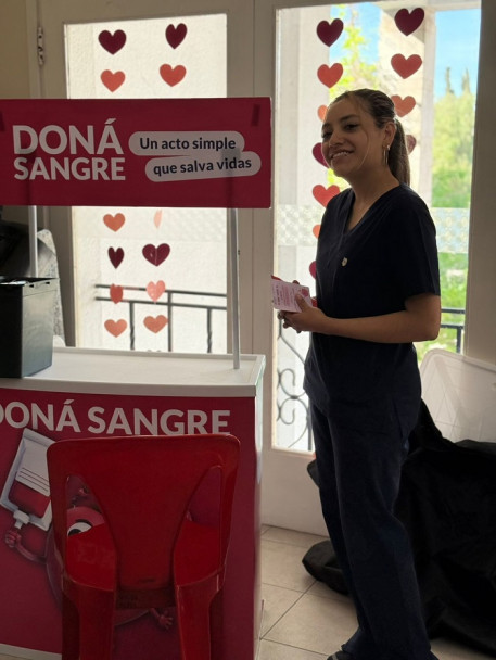 imagen Estudiantes de Hemoterapia llevaron adelante una exitosa Colecta Voluntaria de Sangre y Registro de Donantes de Médula Ósea