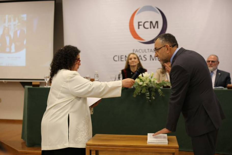 imagen Susana Salomón y Fabián Díaz asumieron como decana y vicedecano de la FCM UNCuyo