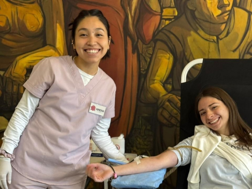 imagen Estudiantes de Tecnicatura de Hemoterapia organizaron una exitosa campaña de donación de sangre