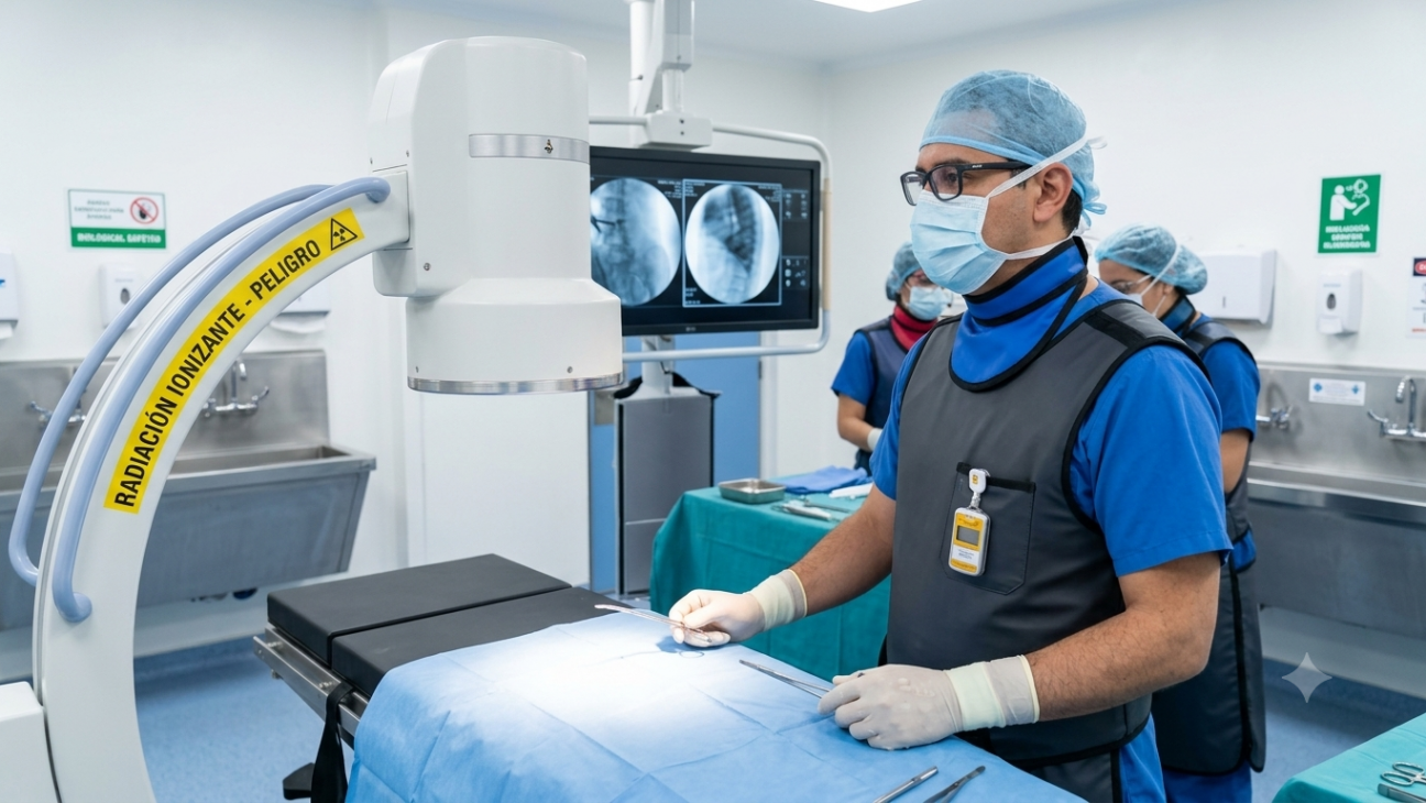 imagen Estudian la exposición a radiaciones ionizantes y las medidas de bioseguridad en médicos especialistas quirúrgicos