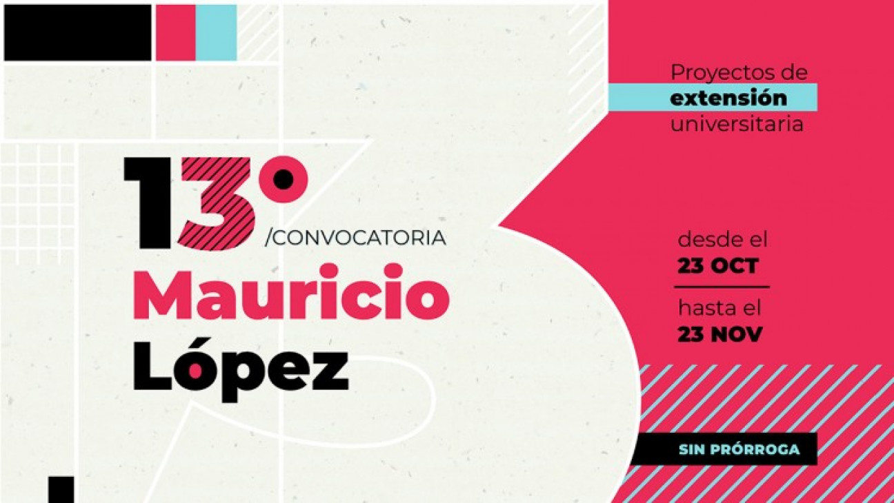 imagen Inició la 13ra Convocatoria de "Proyectos Mauricio López"