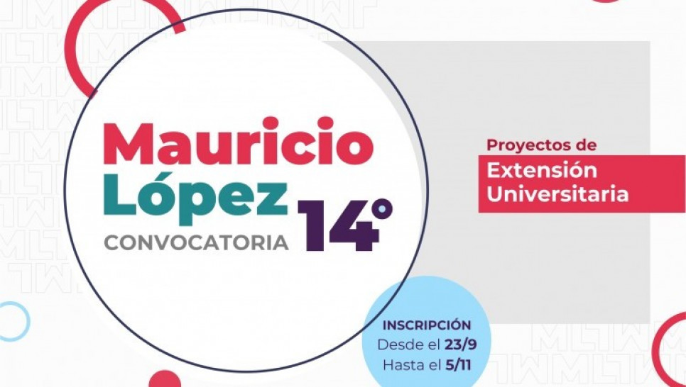 imagen "Proyectos Mauricio López" con inscripciones abiertas para su 14ta Convocatoria