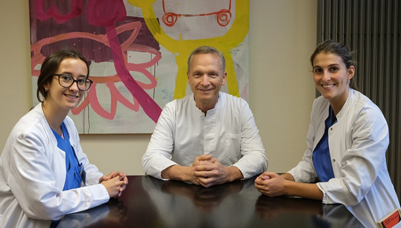 imagen Dos estudiantes de 5to año de Medicina de la FCM en Alemania