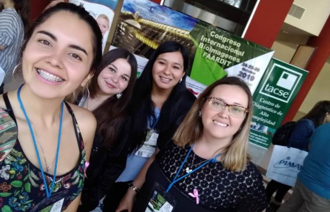 imagen Estudiantes de la Escuela de Tecnicaturas premiadas en Congreso Internacional de Bioimágenes