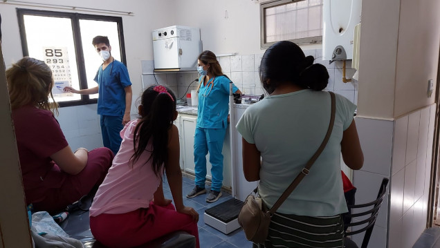 imagen Estudiantes de la FCM brindaron controles de salud en un merendero y un CAPS de Luján