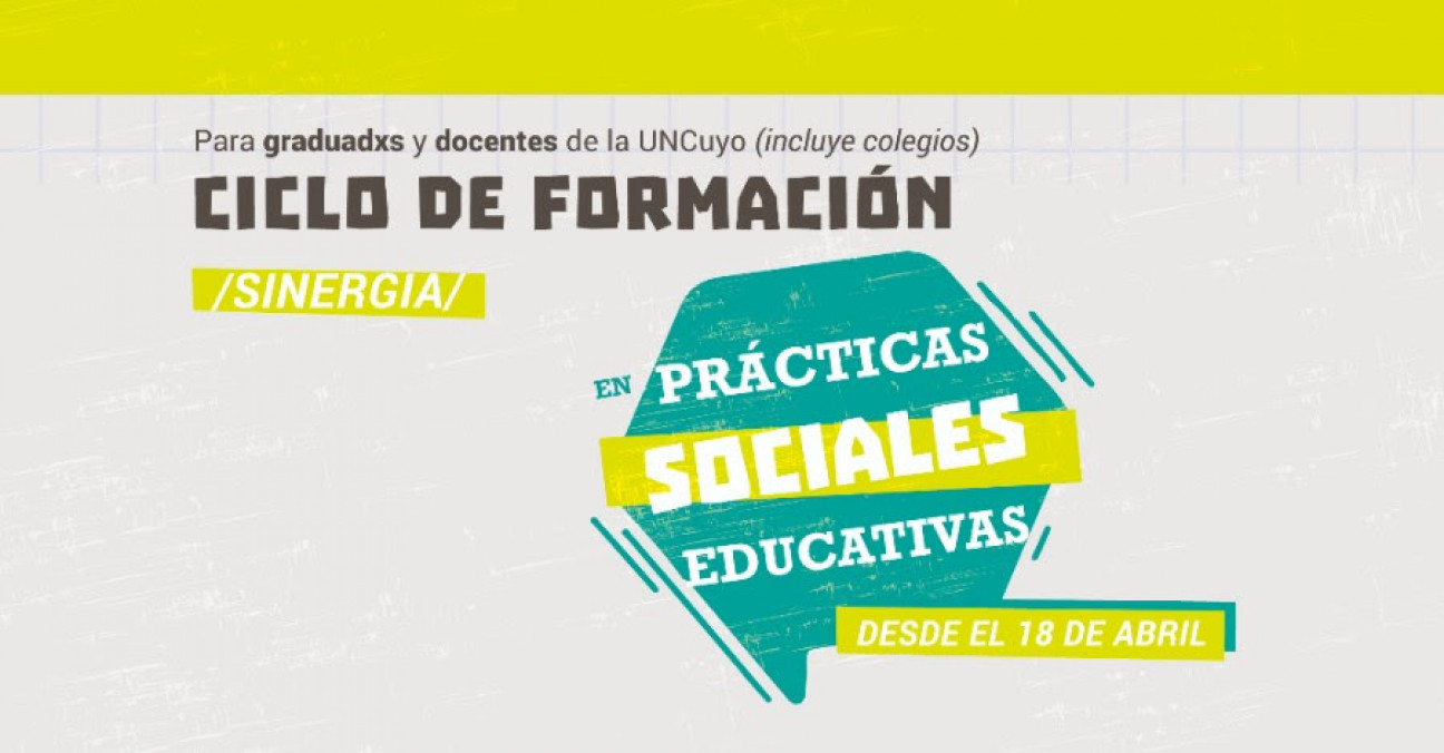 imagen La Extensión universitaria, tema de una formación en Prácticas Sociales Educativas