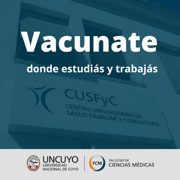 imagen El Vacunatorio del CUSFyC visita FAD, FCEN y el Comedor Universitario