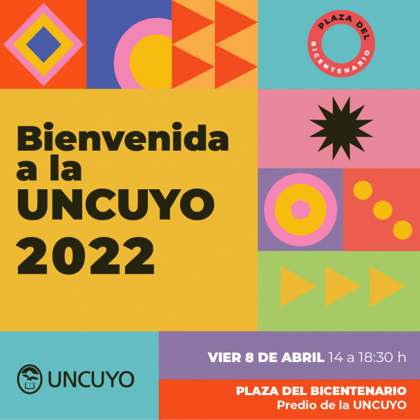 imagen Bienvenida para ingresantes de la UNCUYO 2022