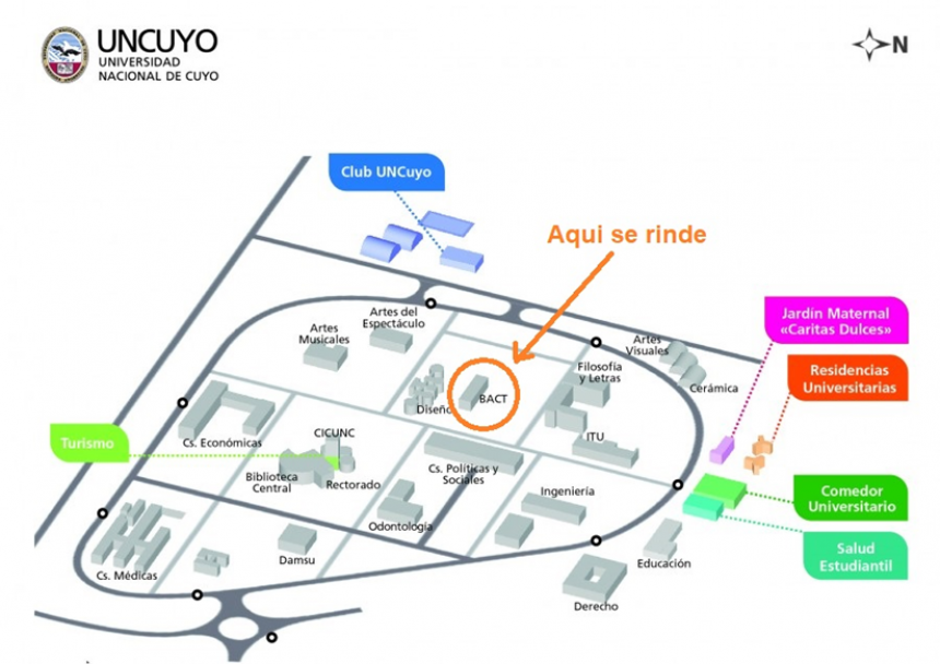 imagen Plano de ciudad universitaria